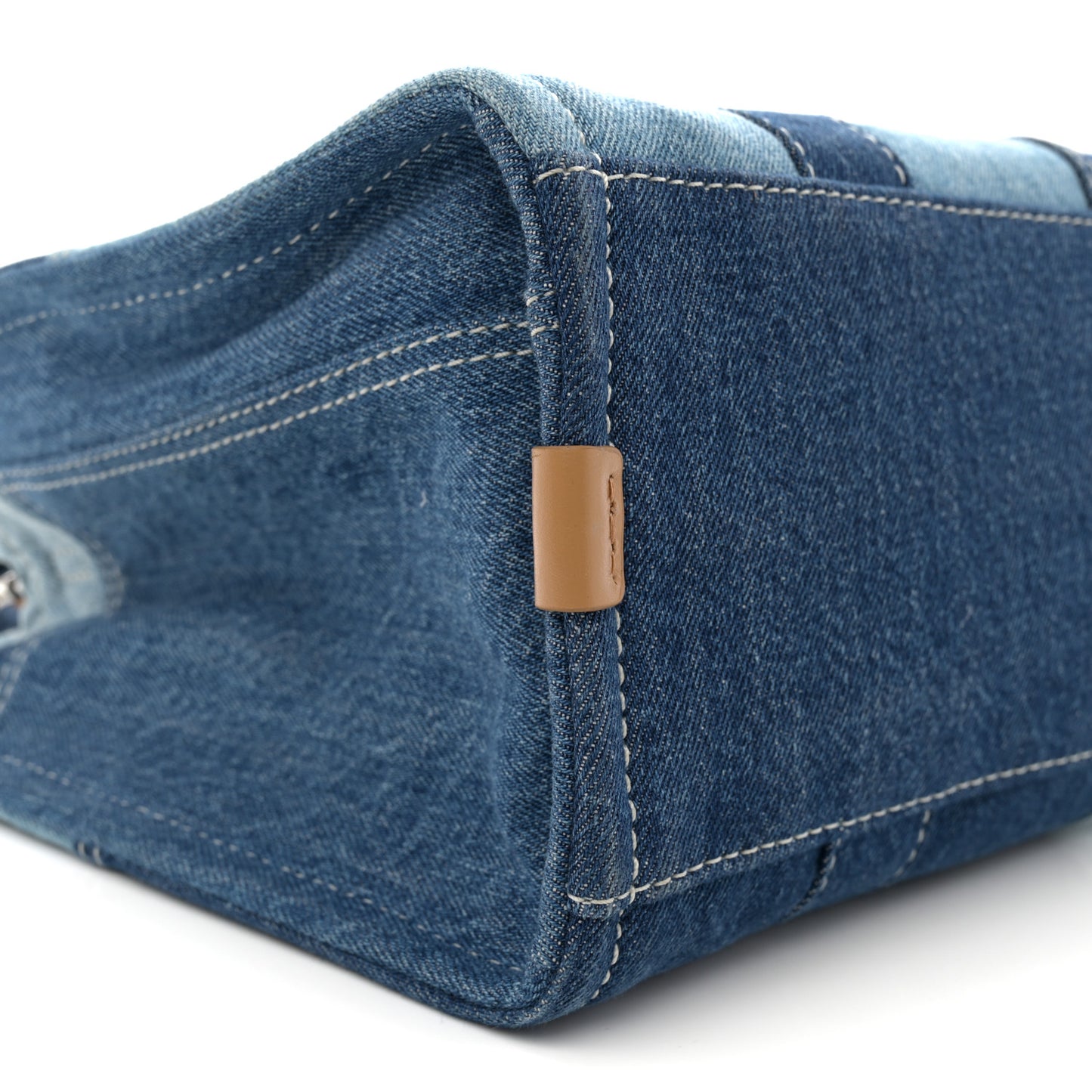 Denim Canvas Medium The Tote Bag Blue