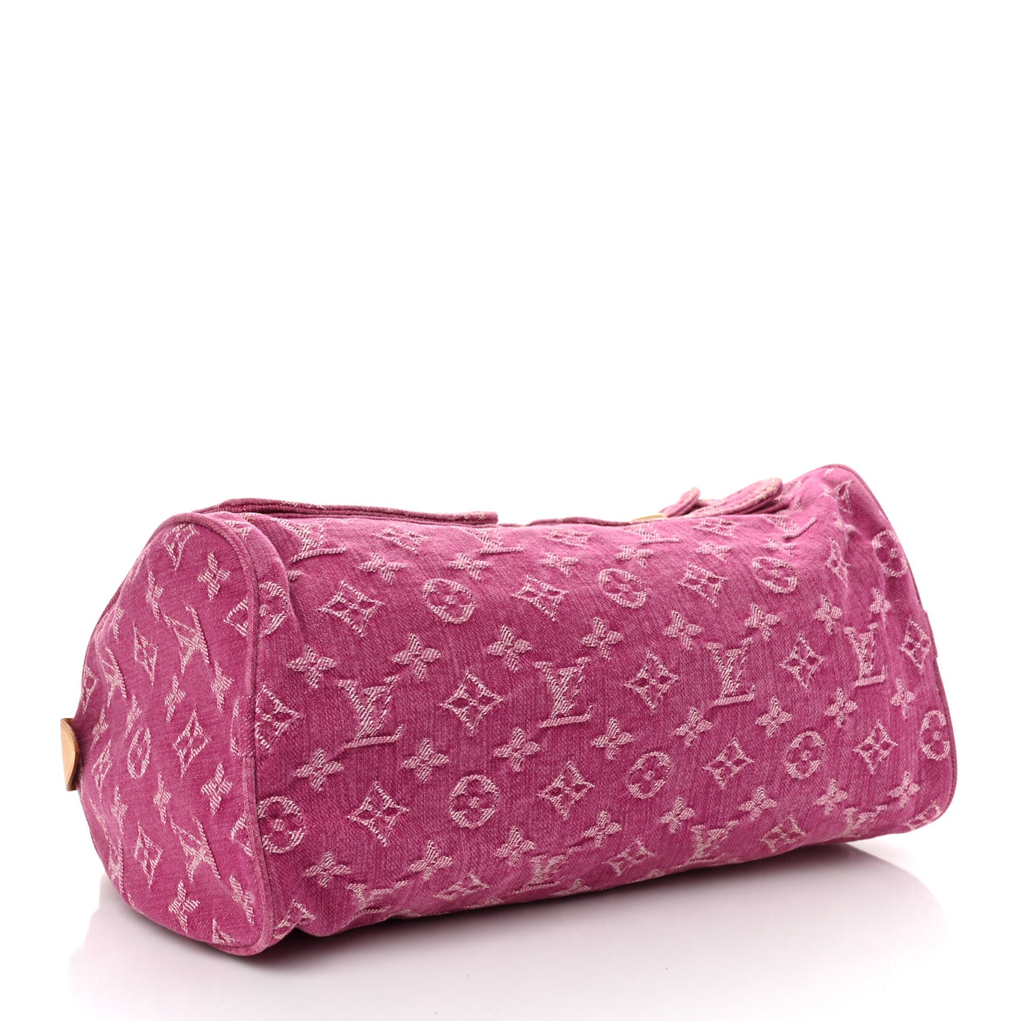 Monogram Denim Neo Speedy Fuchsia