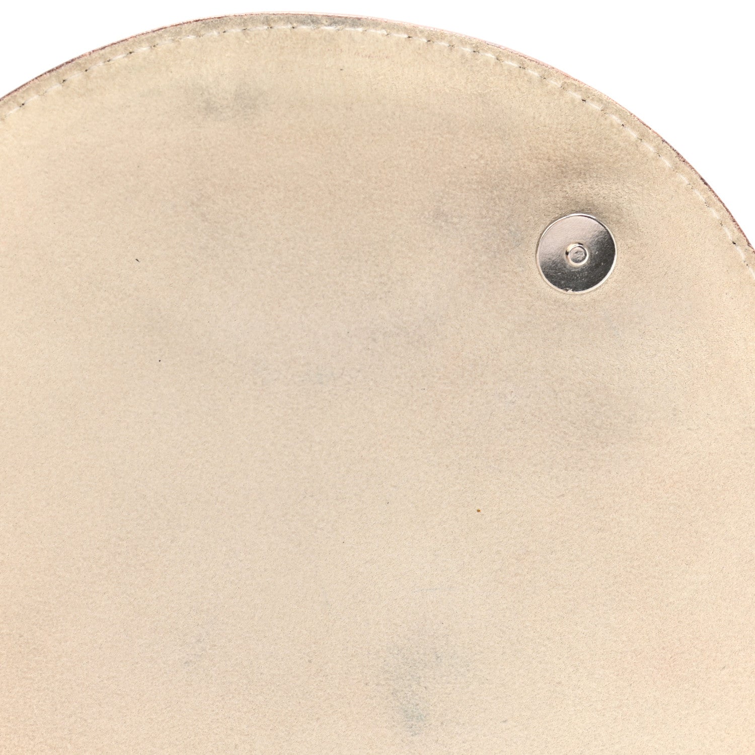 Christian Dior Grained Calfskin Saddle Pouch White 15 of 17