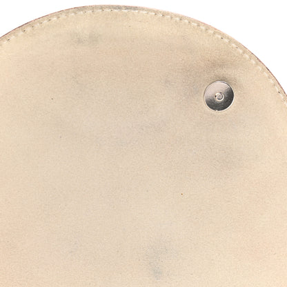 Christian Dior Grained Calfskin Saddle Pouch White 15 of 17