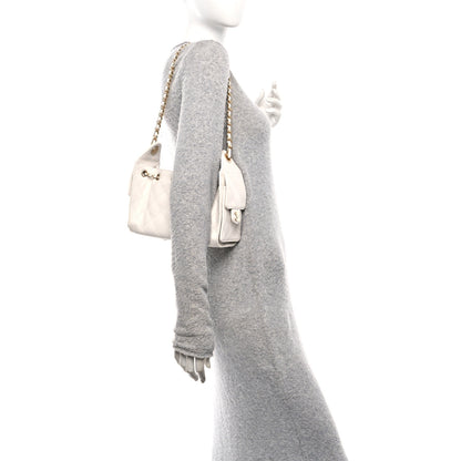 Chanel Caviar Quilted Mini Chanel 25 Handbag White 3 of 21