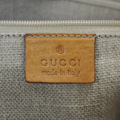 Gucci Calfskin Tattoo Heart Tribeca Messenger Bag Tan 8 of 9