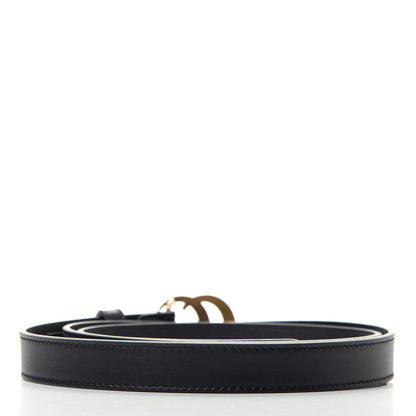Gucci Calfskin Double G 20mm Belt 95 38 Black 2 of 6