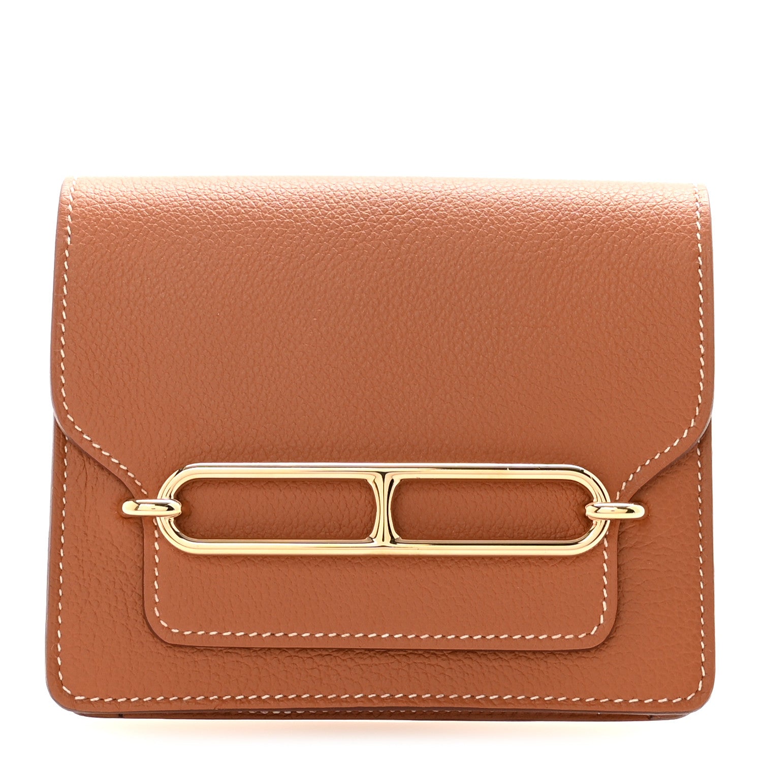 Hermes Evercolor Roulis Slim Wallet Gold 1 of 8