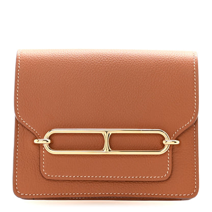 Hermes Evercolor Roulis Slim Wallet Gold 1 of 8
