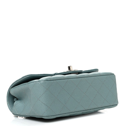 Chanel Caviar Quilted Mini Rectangular Flap Blue 4 of 10