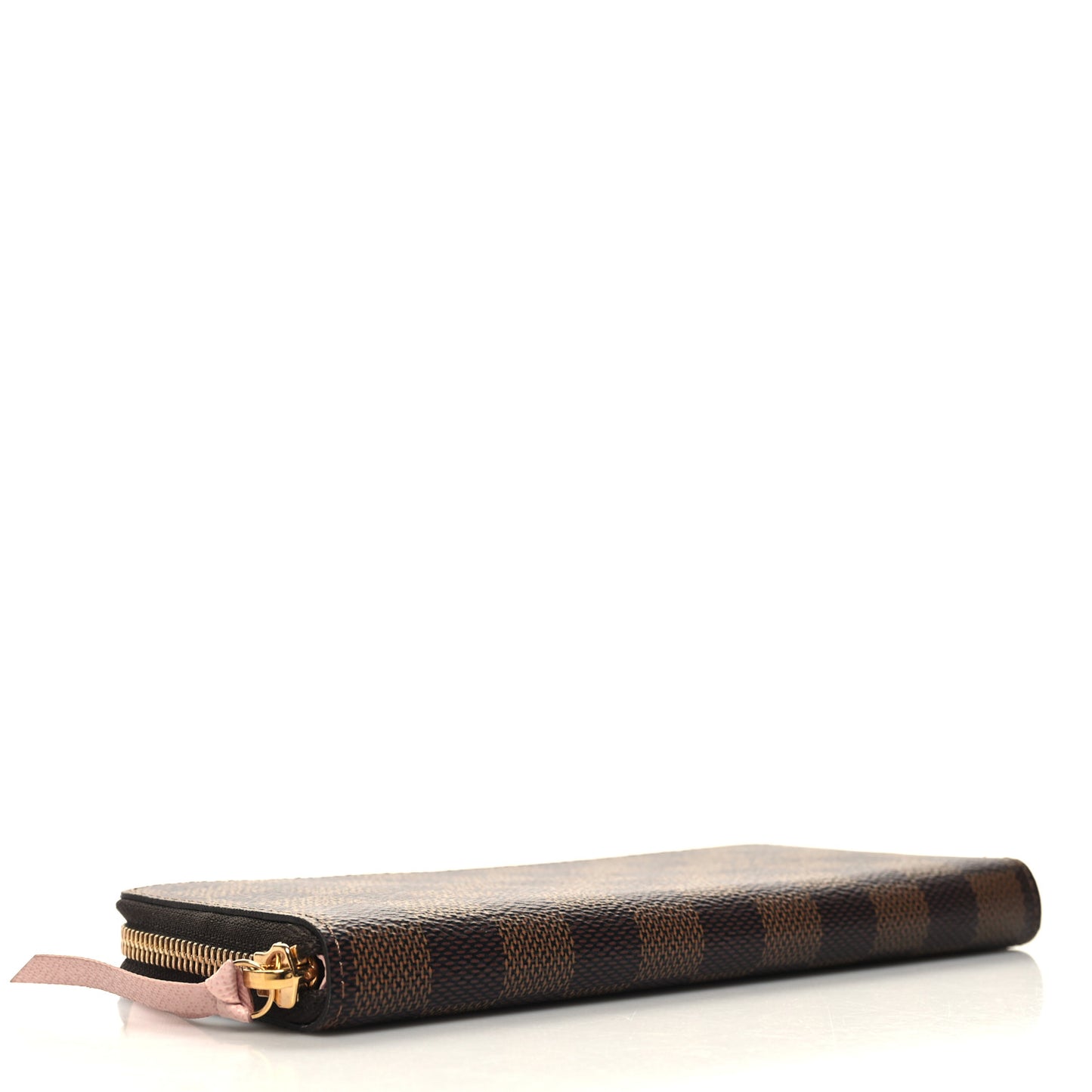 Damier Ebene Clemence Wallet Rose Ballerine