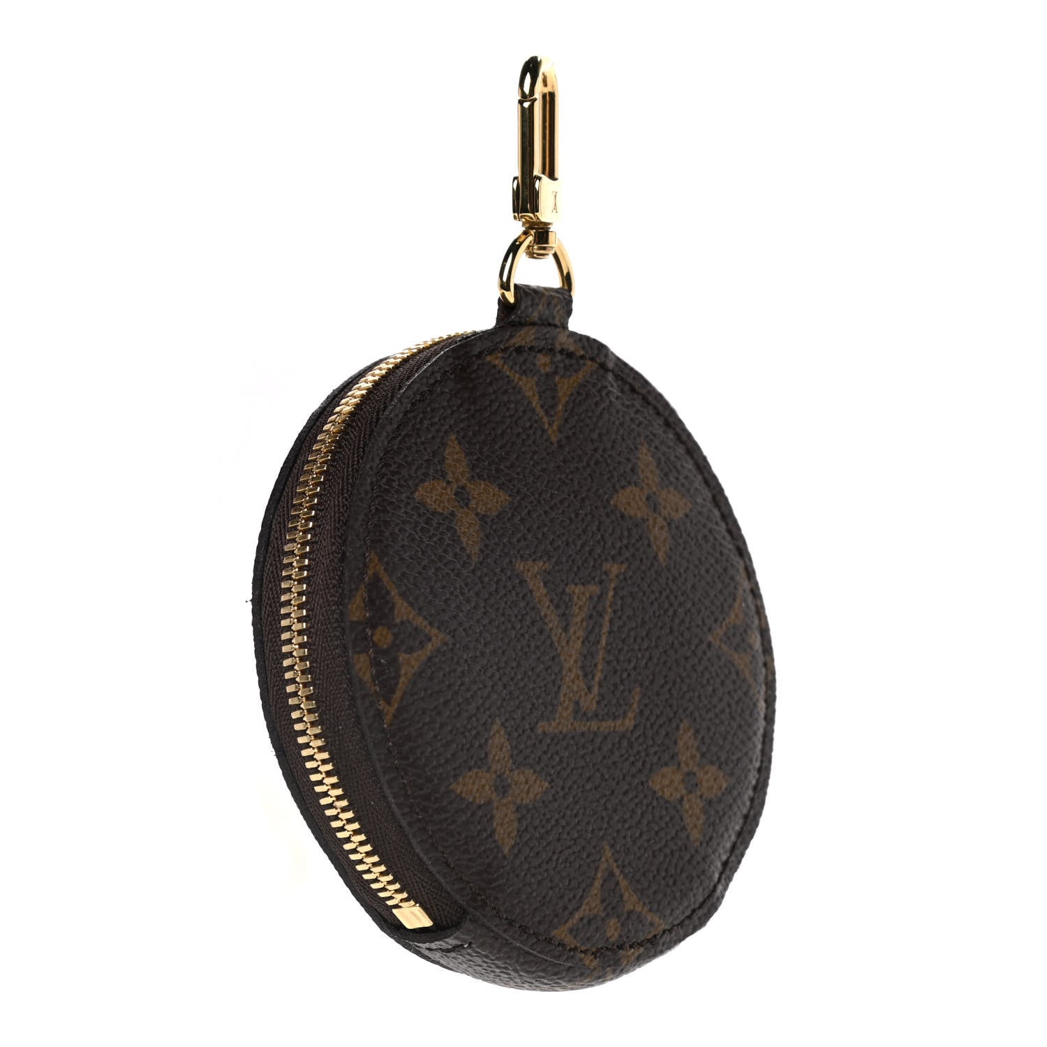Louis Vuitton Monogram 2021 Christmas Animation Japanese Garden Round Coin Purse Wisteria Pink 3 of 7