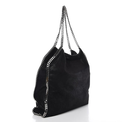 Stella McCartney Shaggy Deer Big Falabella Tote Black 3 of 11
