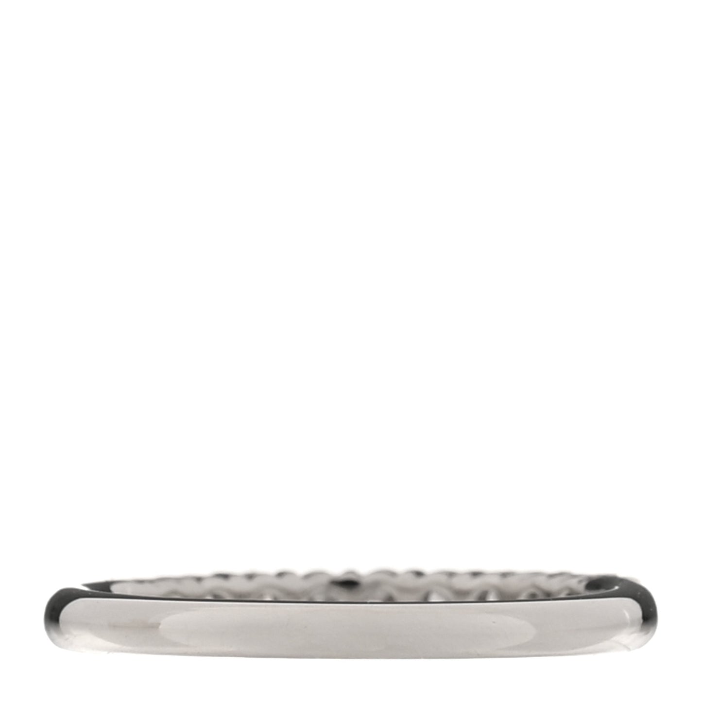 Platinum Diamond 2.2mm Half Circle Forever Band Ring 50 5.5