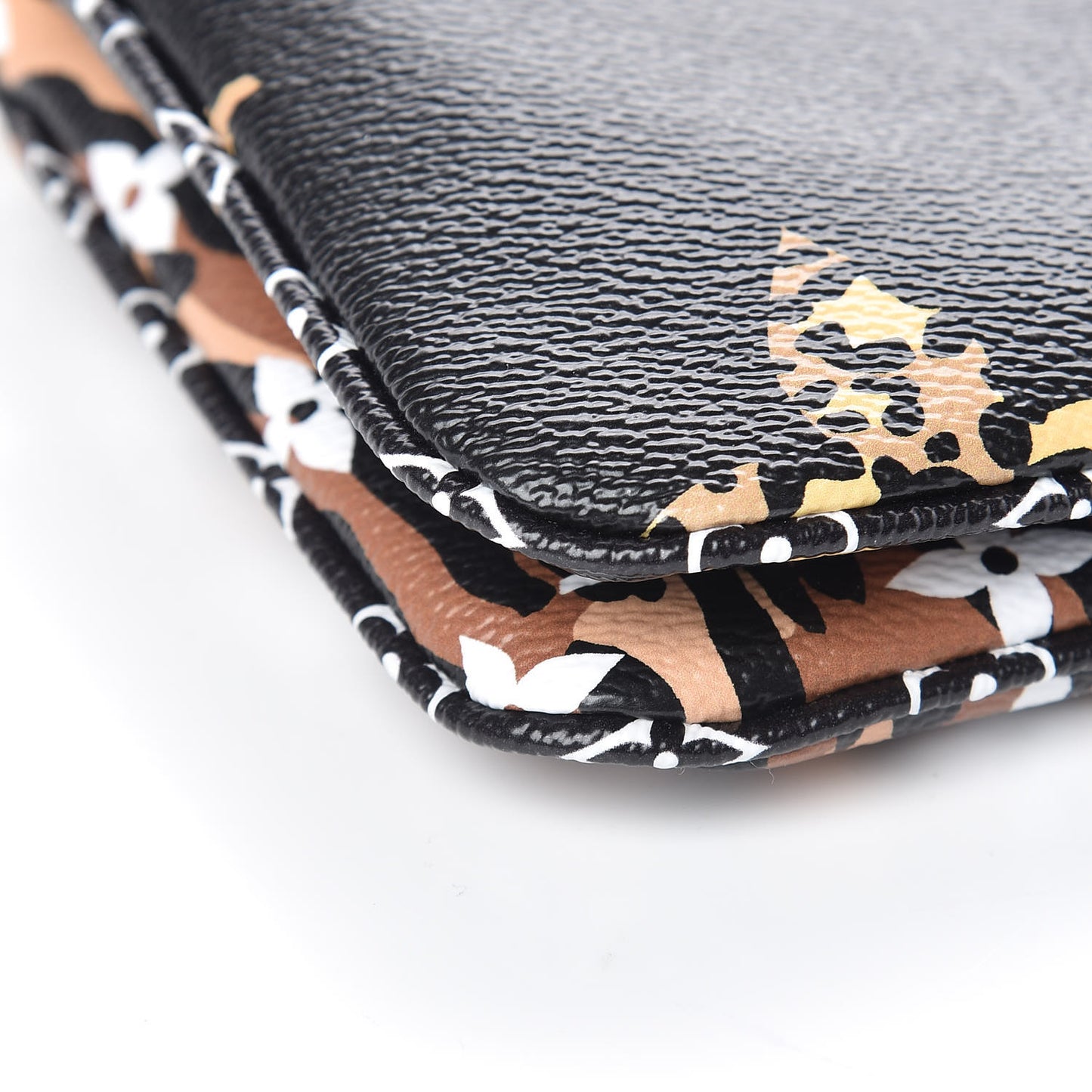 Monogram Giant Jungle Pochette Double Zip Black