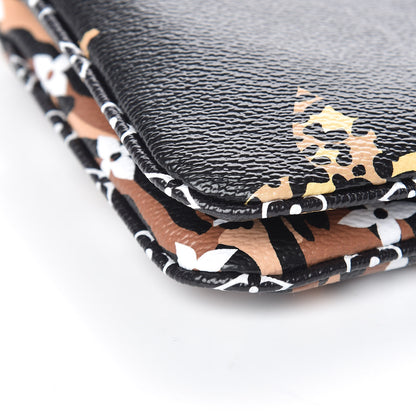 Louis Vuitton Monogram Giant Jungle Pochette Double Zip Black 9 of 11