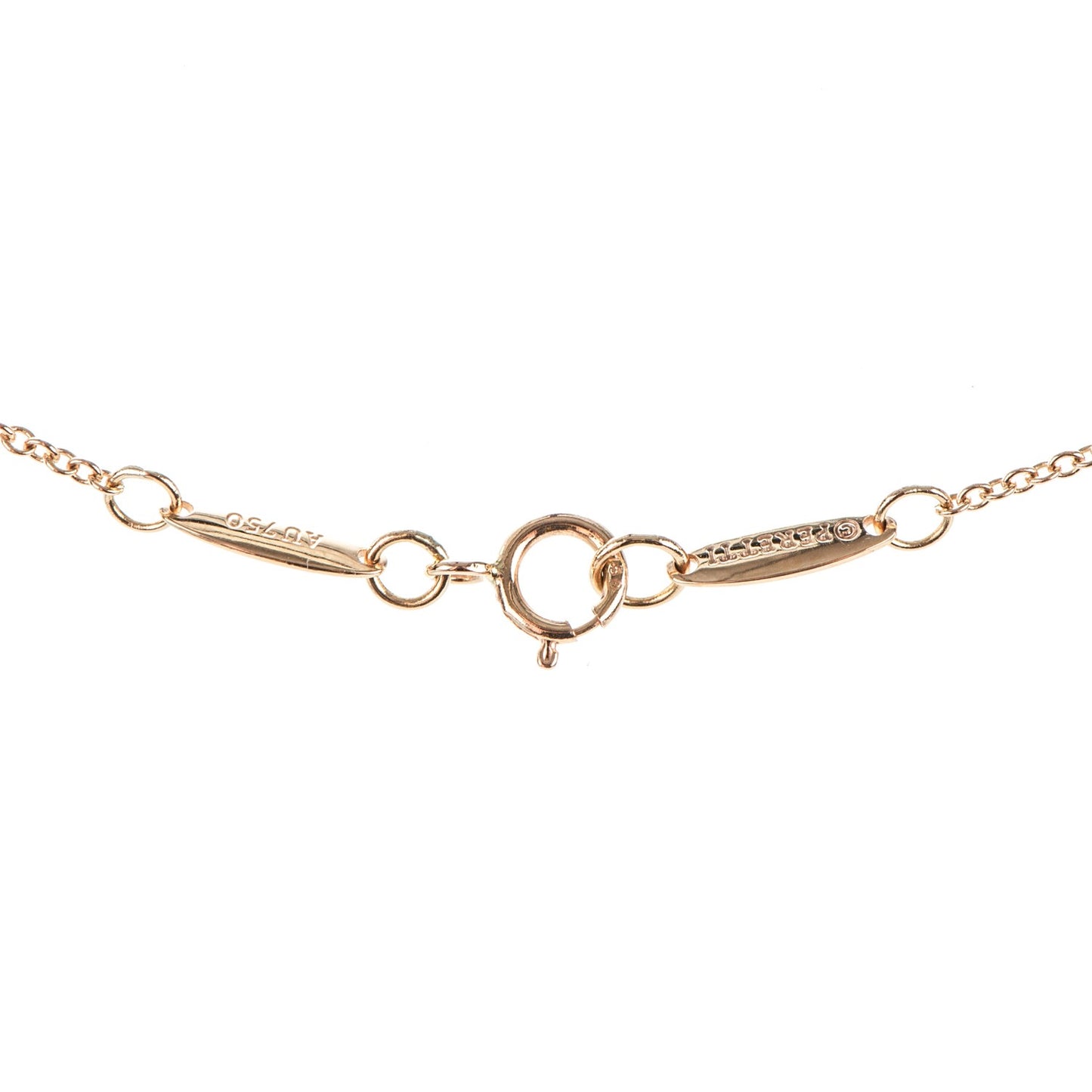 18K Yellow Gold Diamond .24ct Elsa Peretti Diamonds by the Yard Pendant Necklace