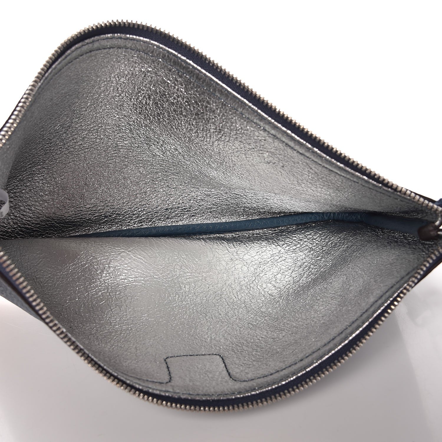 MCM Grained Calfskin Medium Reversible Wandel Tote Blue 7 of 14