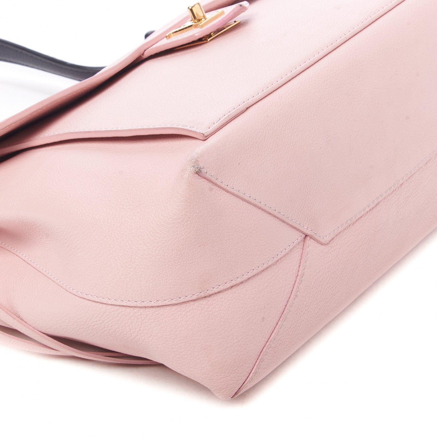 Calfskin Lockme PM Rose Ballerine