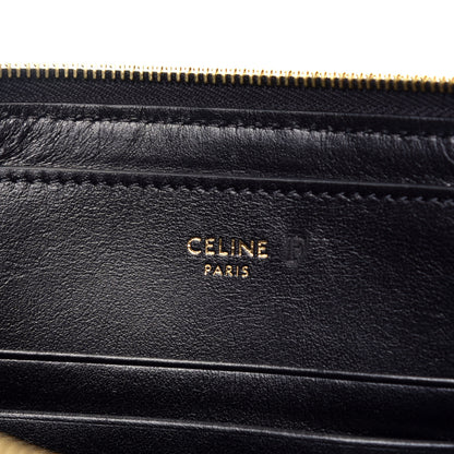 Celine Calfskin Quilted C Charm Pouch Black 6 of 7