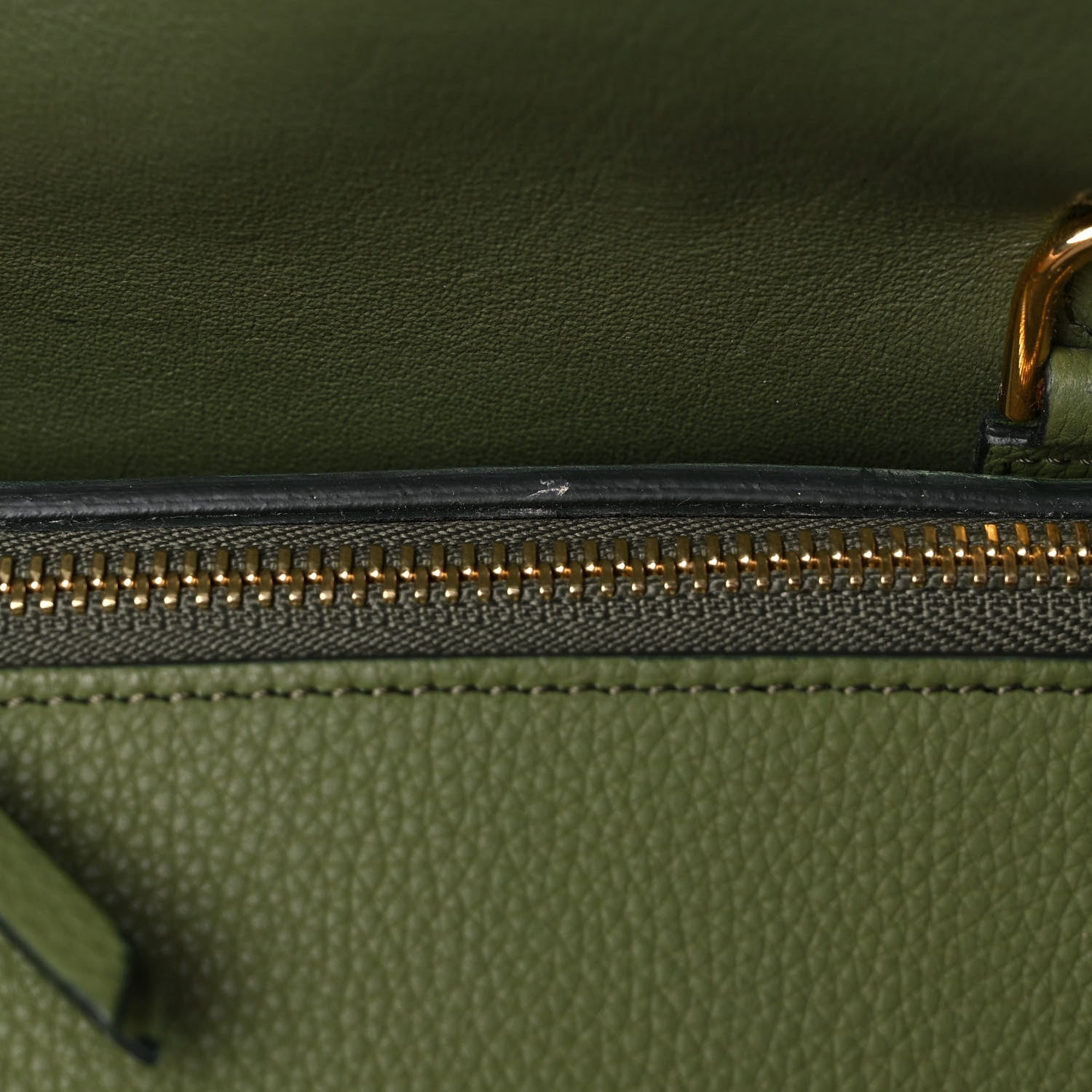 Celine Baby Grained Calfskin Mini Belt Bag Green 14 of 16