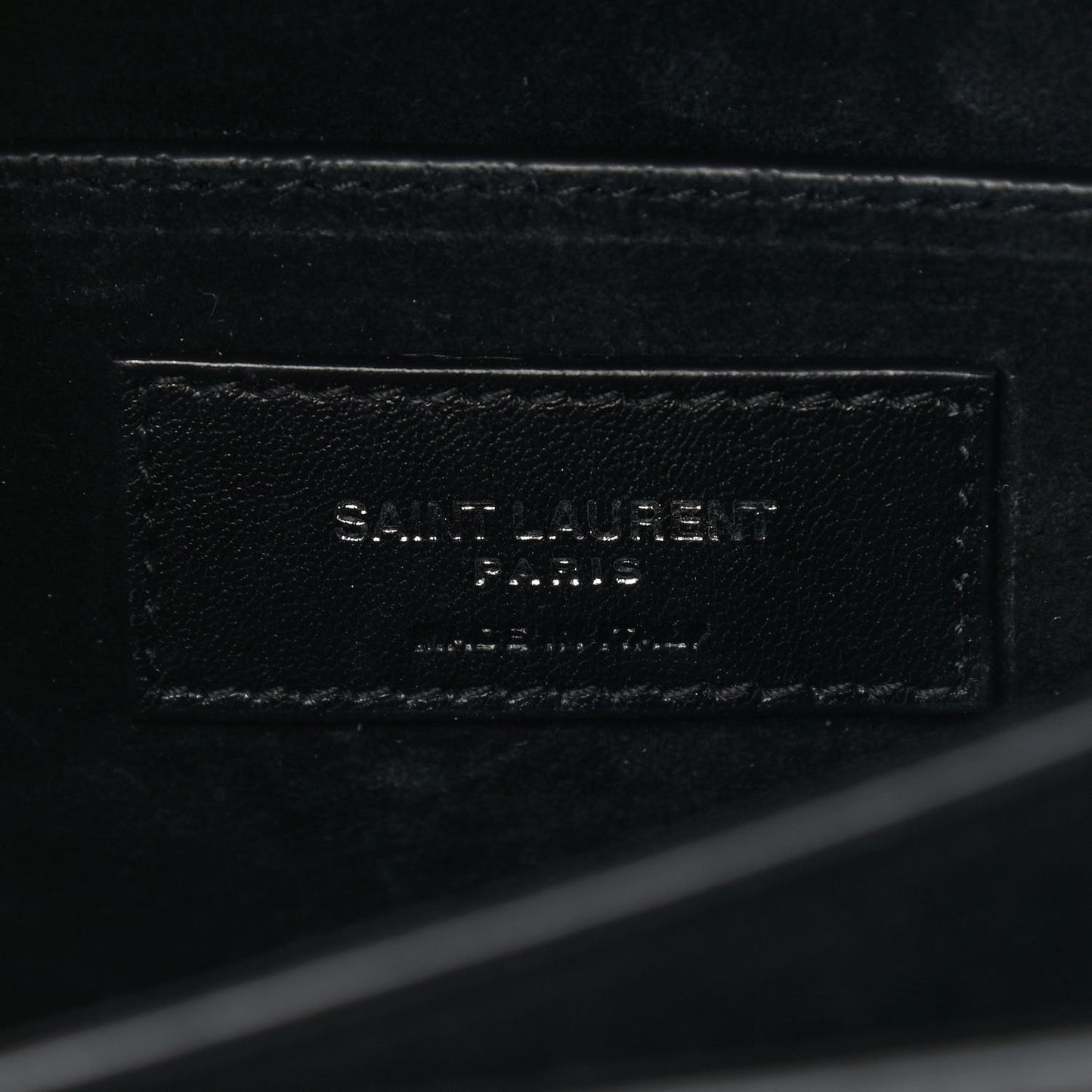 Calfskin Crocodile Embossed Medium Monogram Sunset Black