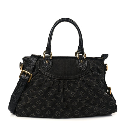 Louis Vuitton Denim Neo Cabby MM Black 1 of 6
