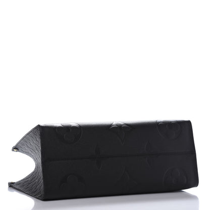 Louis Vuitton Empreinte Monogram Giant Onthego GM Black 4 of 10