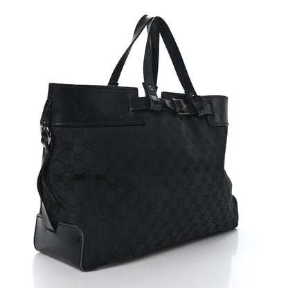 Gucci Monogram Large Tote Black 3 of 9