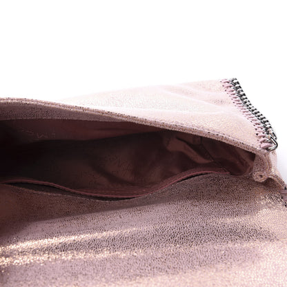Stella McCartney Metallic Shaggy Deer Falabella Messenger Pink 5 of 10