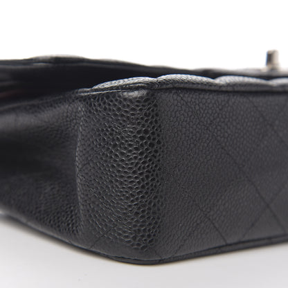 Chanel Caviar Quilted Medium Double Flap Black 7 of 10
