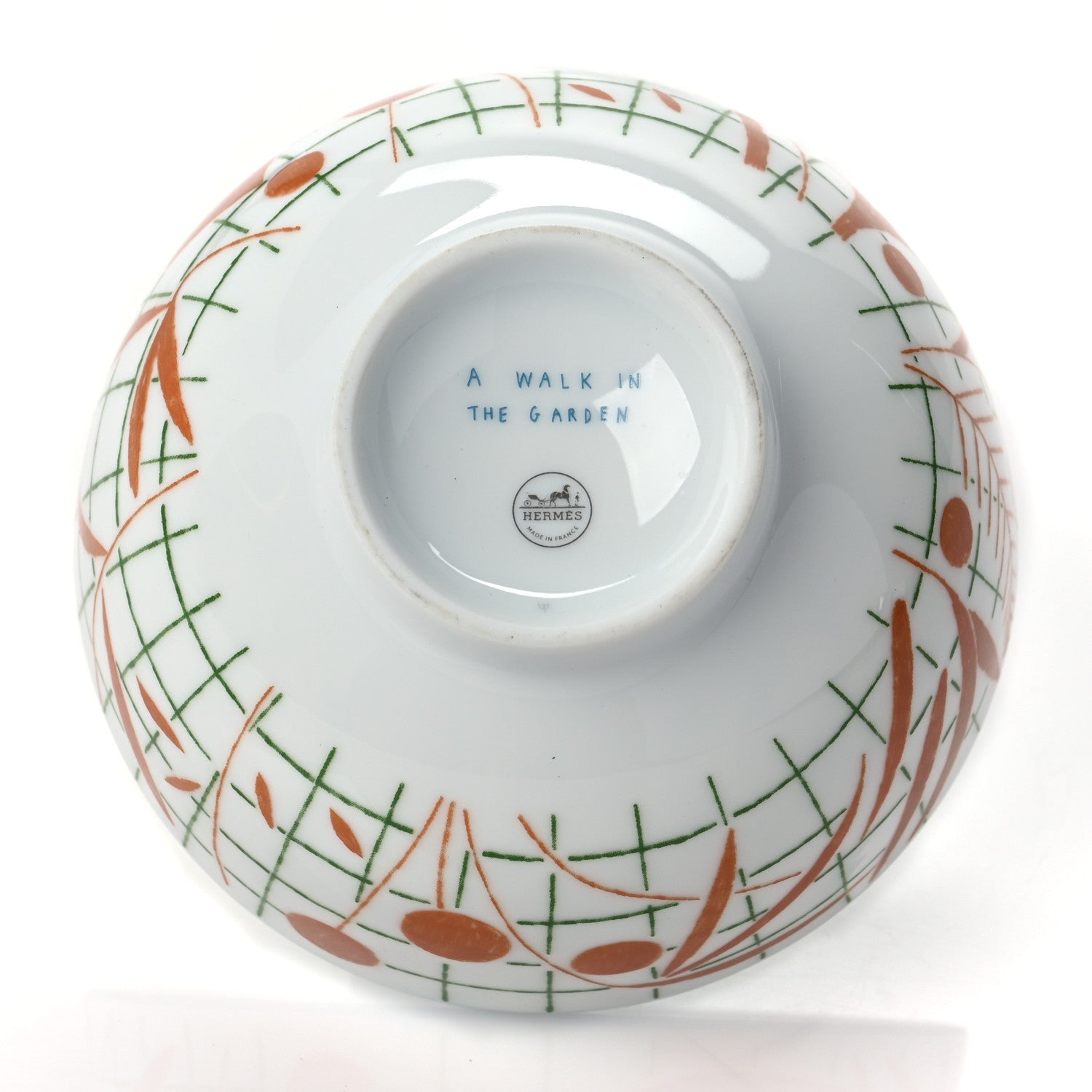 Hermes Porcelain A Walk In The Garden Bowl 4 of 4