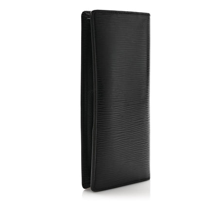 Louis Vuitton Epi Brazza Wallet Black 3 of 7