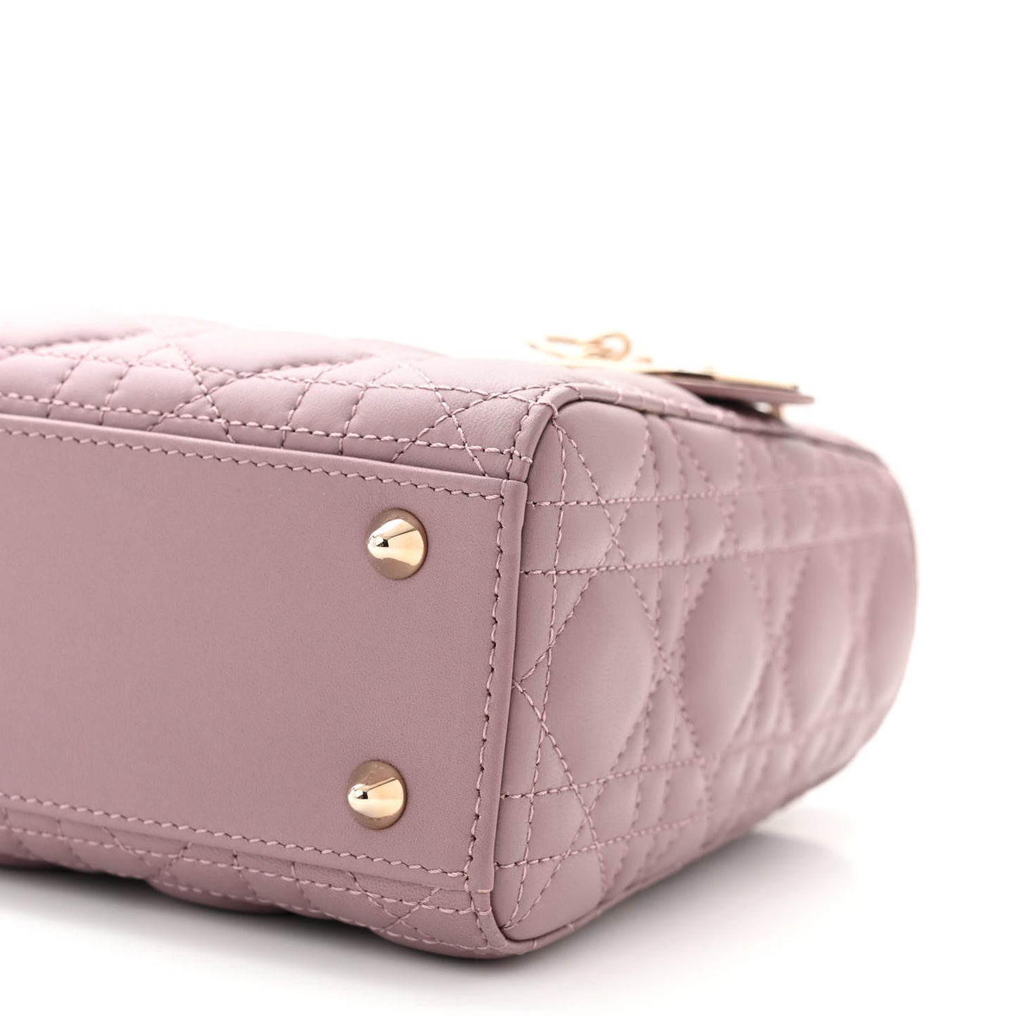 Lambskin Cannage Small My ABCDior Lady Dior Purple