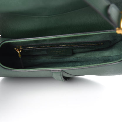Christian Dior Grained Calfskin Saddle Bag Green 5 of 9
