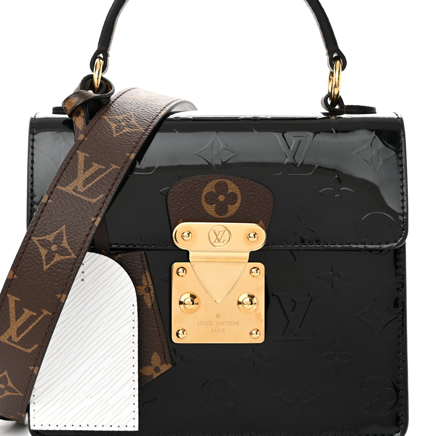 Louis Vuitton Vernis Epi Monogram Spring Street Black 8 of 12