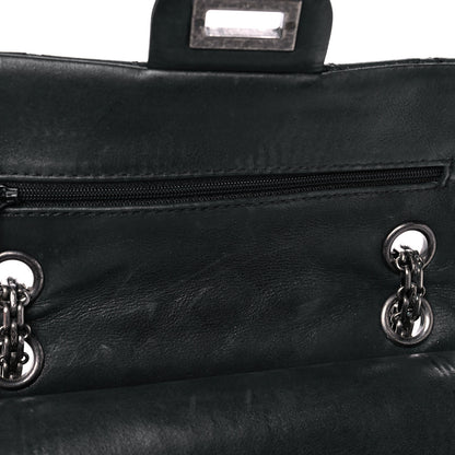 Chanel Iridescent Calfskin Quilted 2.55 Reissue 224 Flap Black 14 of 17
