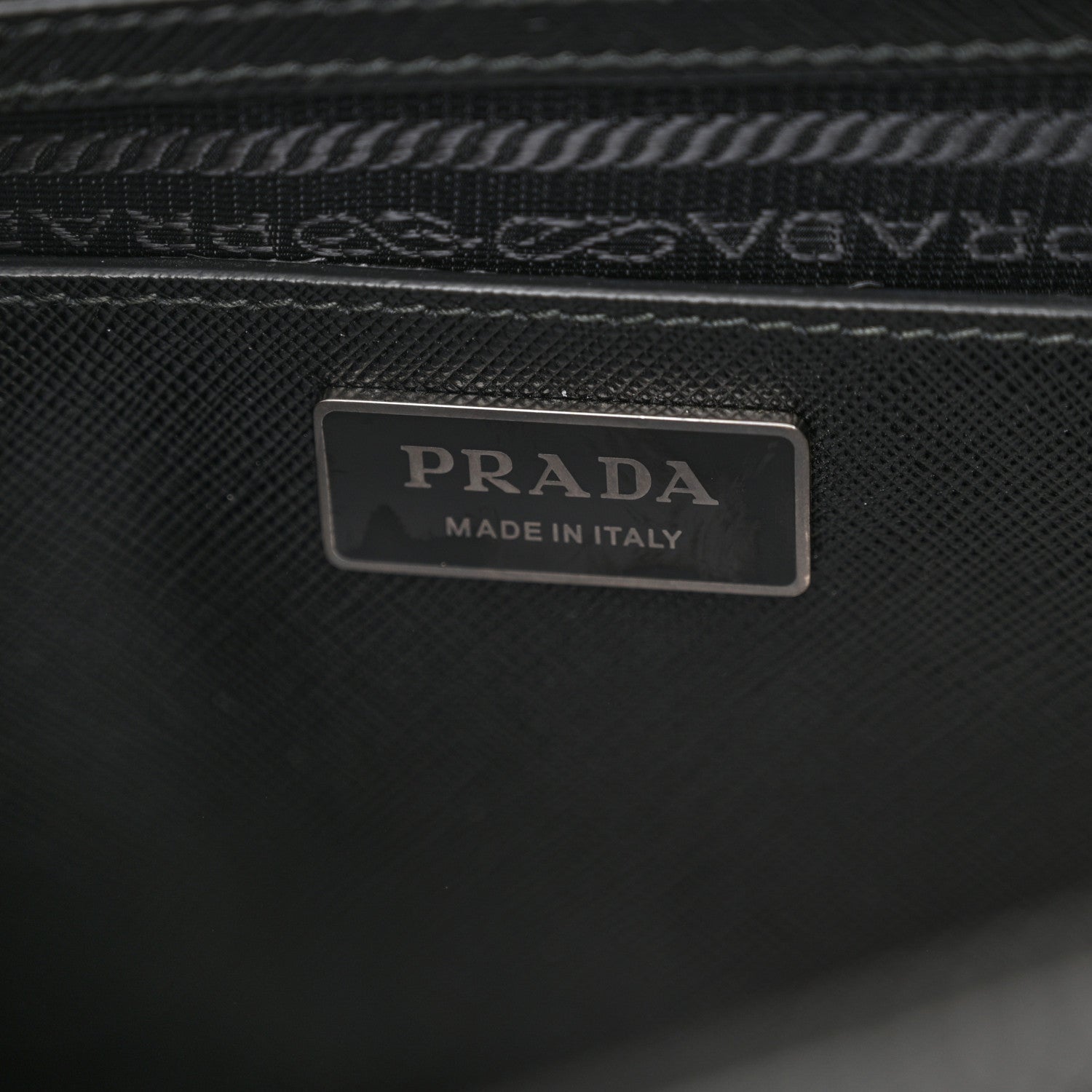 Prada Saffiano Lux Monochrome Large Galleria Double Zip Tote Black 5 of 8