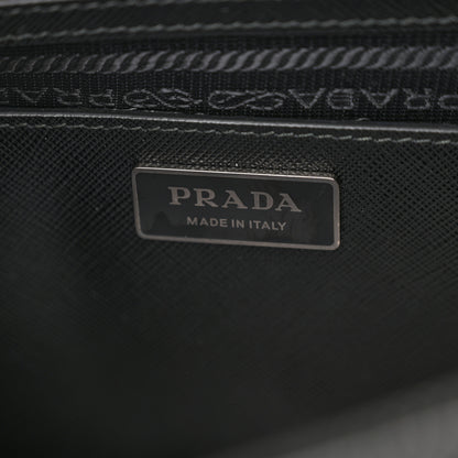 Prada Saffiano Lux Monochrome Large Galleria Double Zip Tote Black 5 of 8