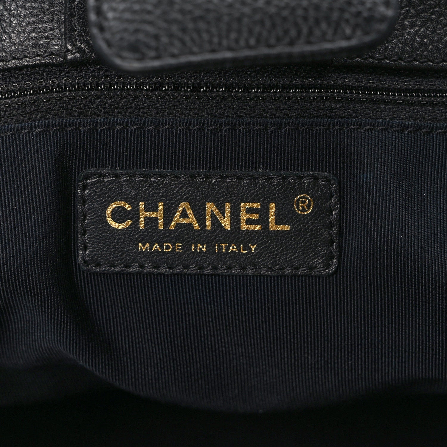 Chanel Calfskin Cerf Executive Shopper Tote Black 7 of 13