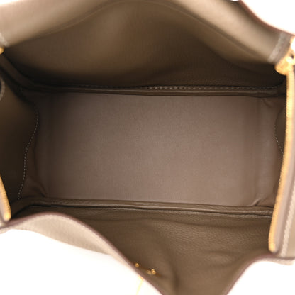 Hermes Taurillon Clemence Lindy 26 Etoupe 5 of 11