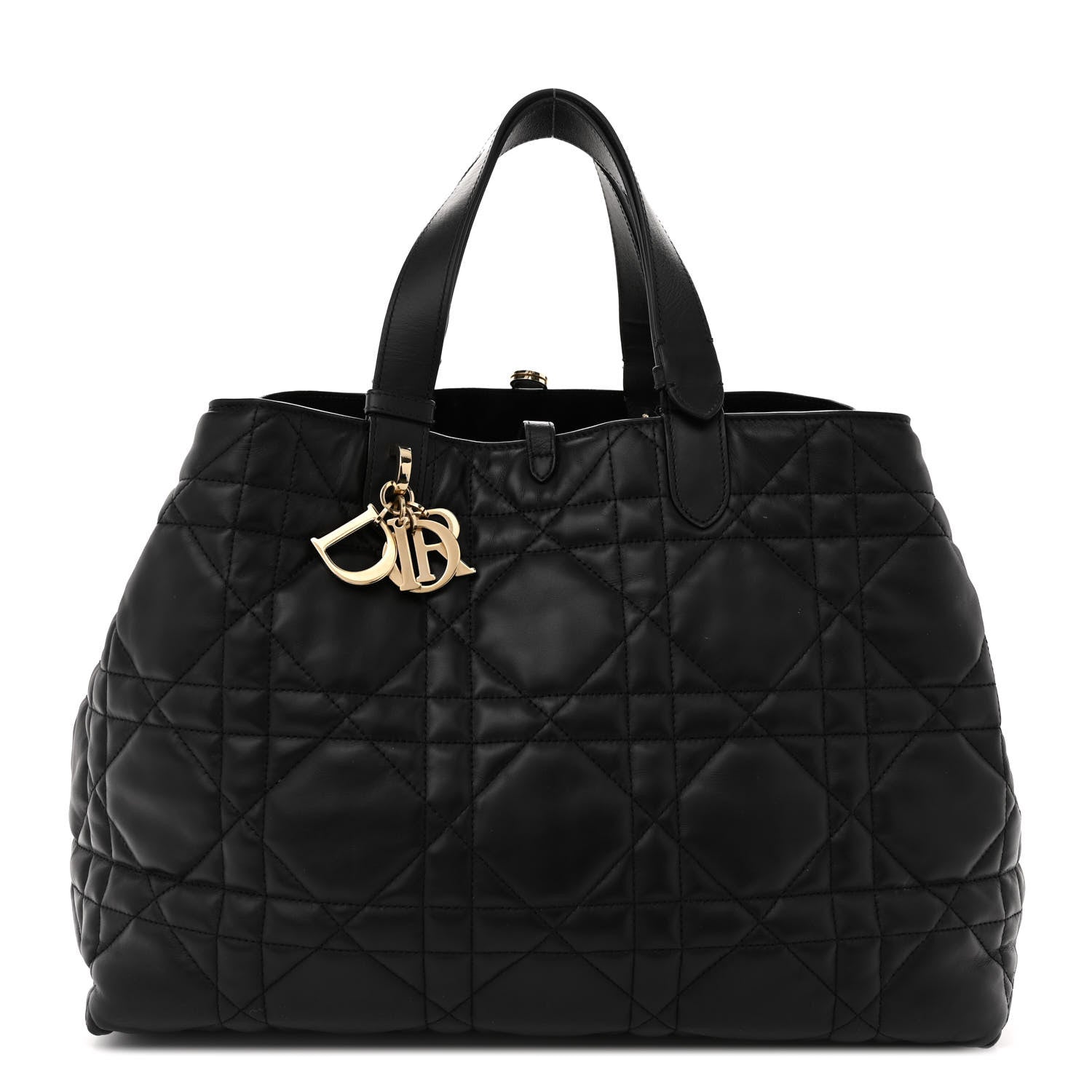 Christian Dior Calfskin Macrocannage Large Toujours Black 1 of 13