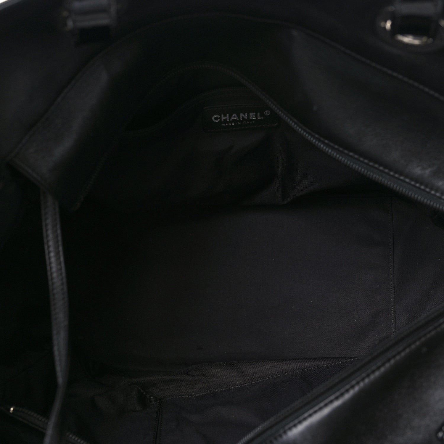 Chanel Patent Pony Hair Quilted Paris Biarritz Tote Black 6 of 10