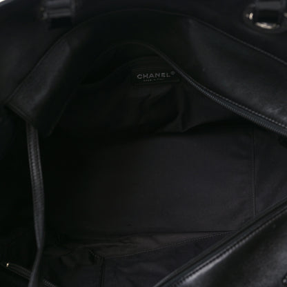 Chanel Patent Pony Hair Quilted Paris Biarritz Tote Black 6 of 10