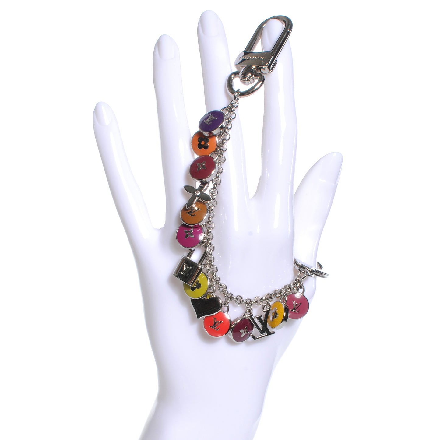 Pastilles Key Chain Bag Charm Multicolor