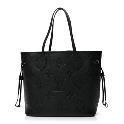 Louis Vuitton Empreinte Monogram Giant Neverfull MM Black 3 of 11