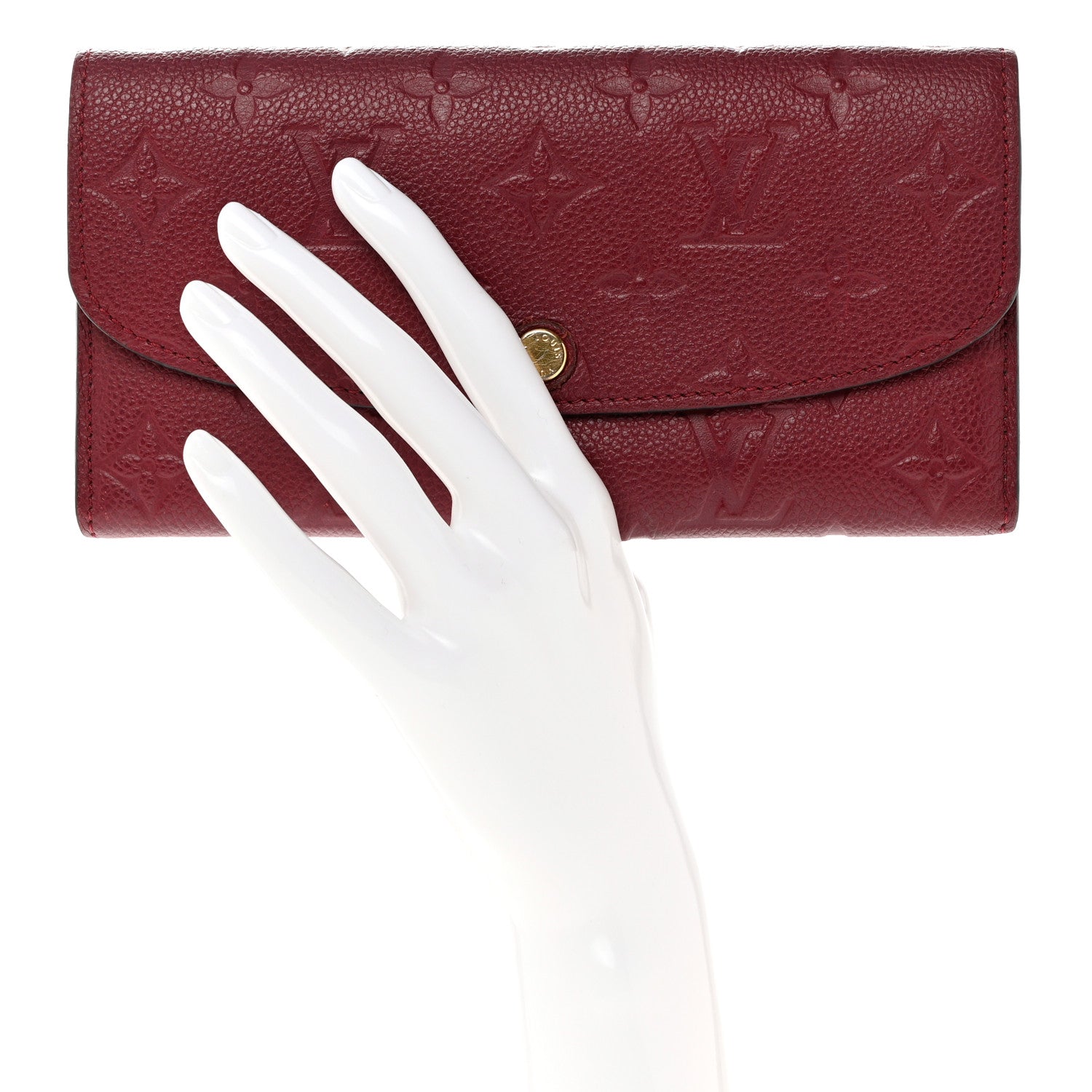 Louis Vuitton Empreinte Emilie Wallet Raisin 2 of 11