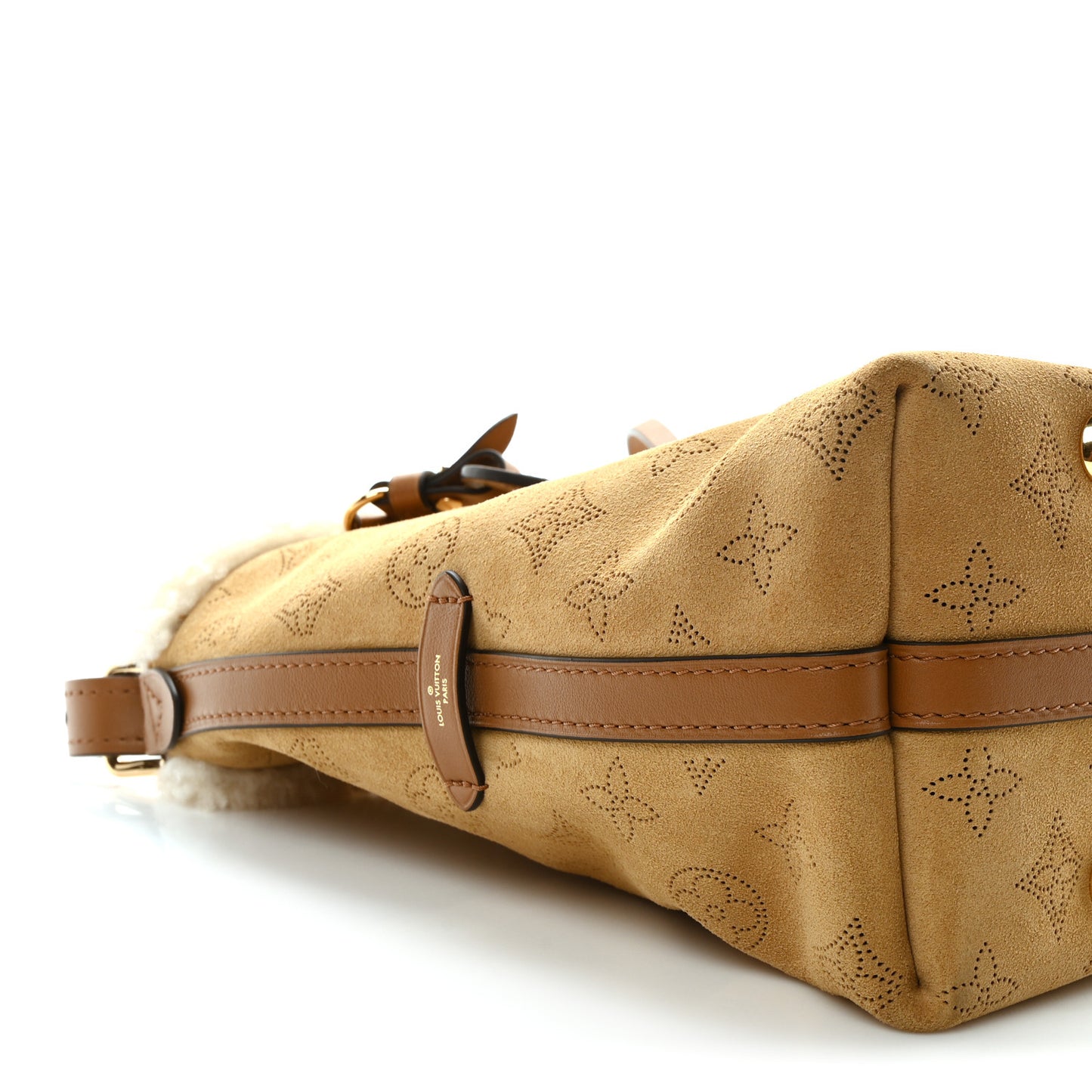 Suede Mahina CarryAll PM Beige