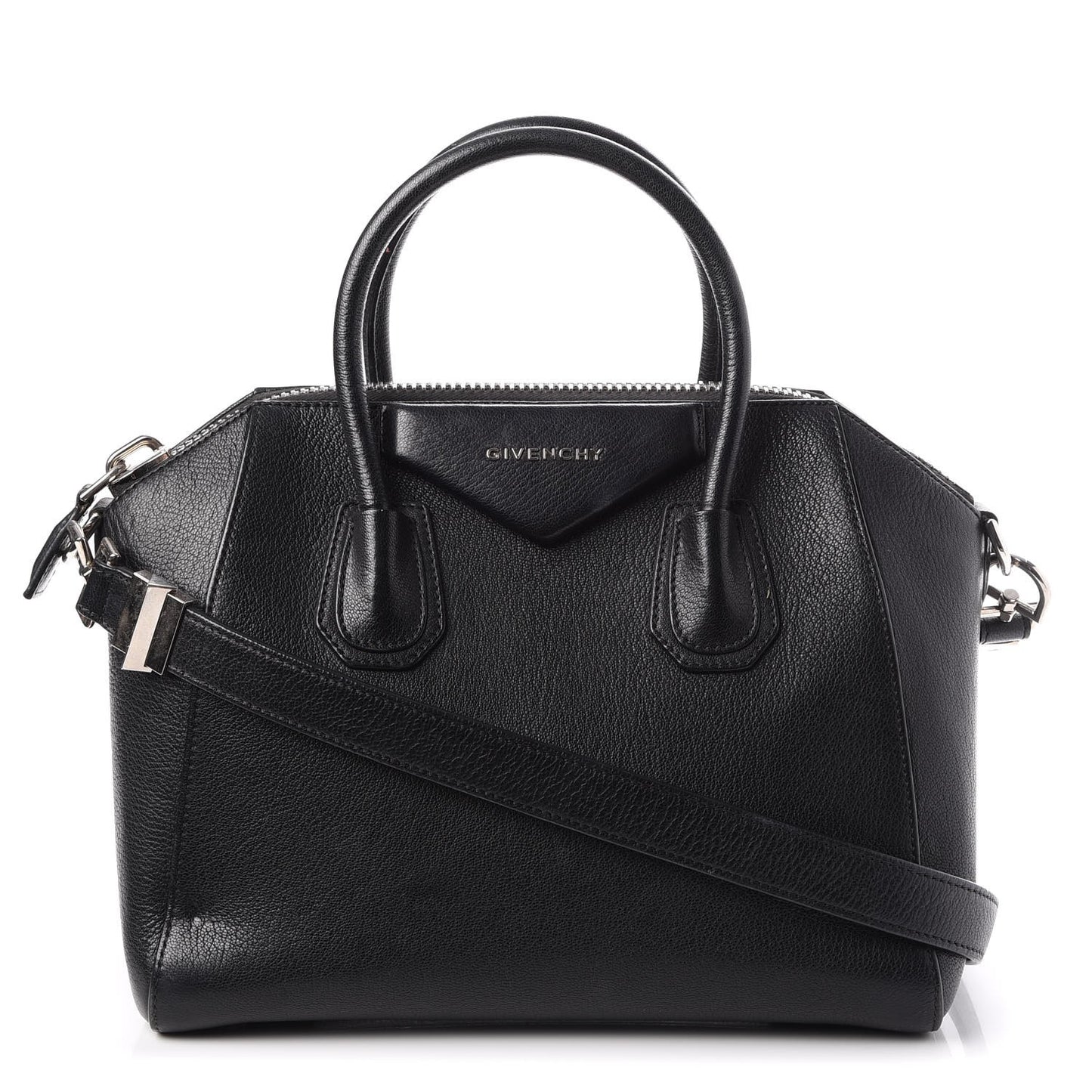Sugar Goatskin Small Antigona Black