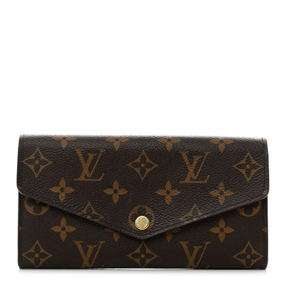 Louis Vuitton Monogram Sarah Wallet NM Rose Ballerine 1 of 7