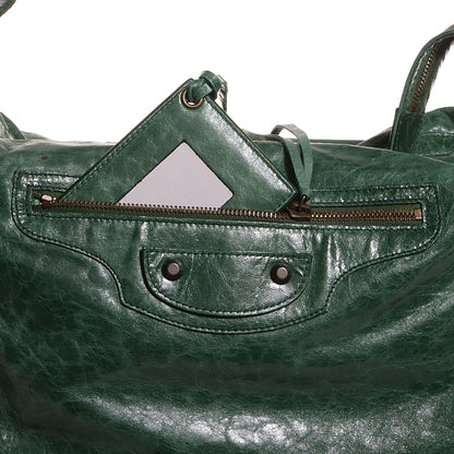Balenciaga Chevre Classic Hardware Day Hobo Emeraude 11 of 11