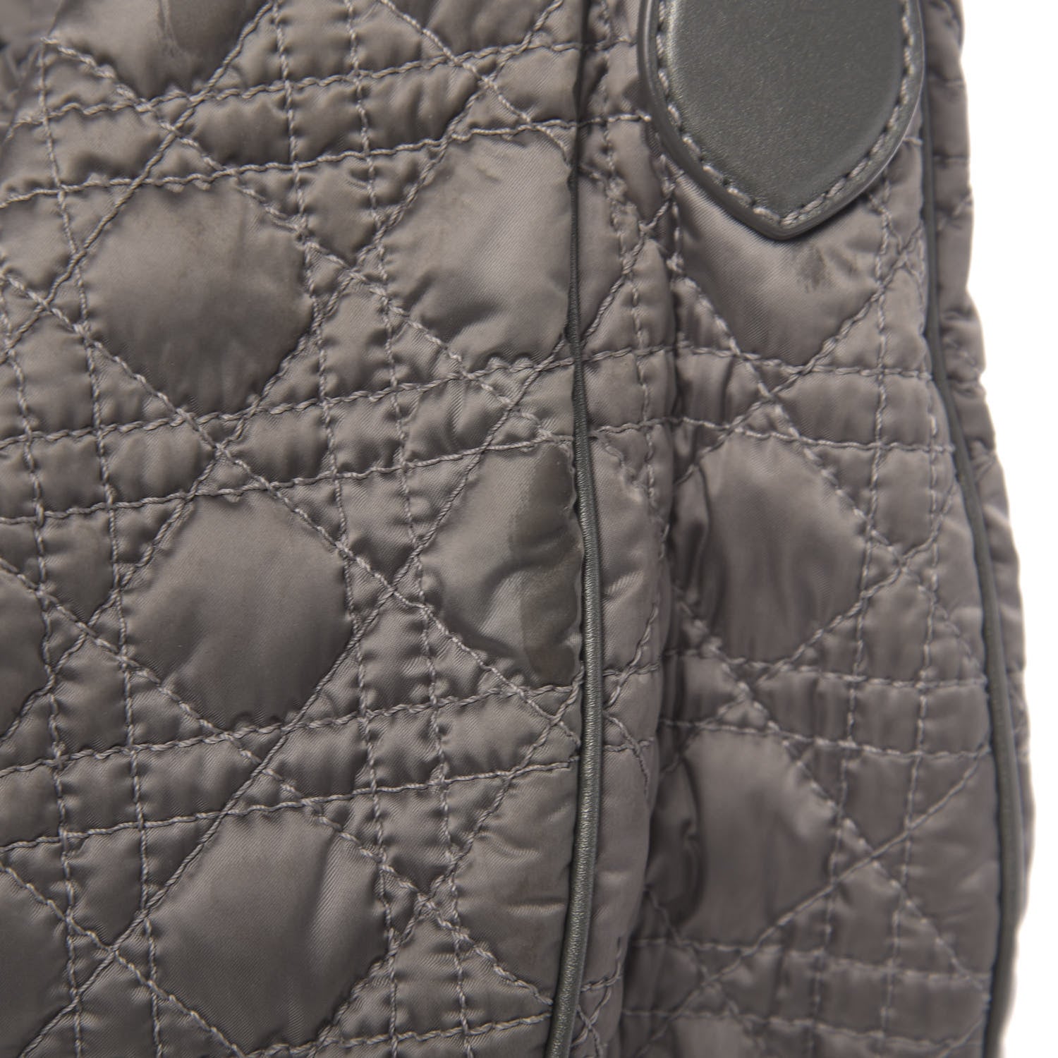 Christian Dior Satin Cannage Charming Hobo Grey 11 of 11