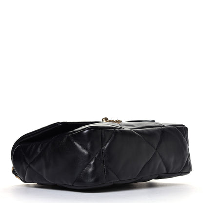 Chanel Lambskin Quilted Medium Chanel 19 Flap Black 6 of 10