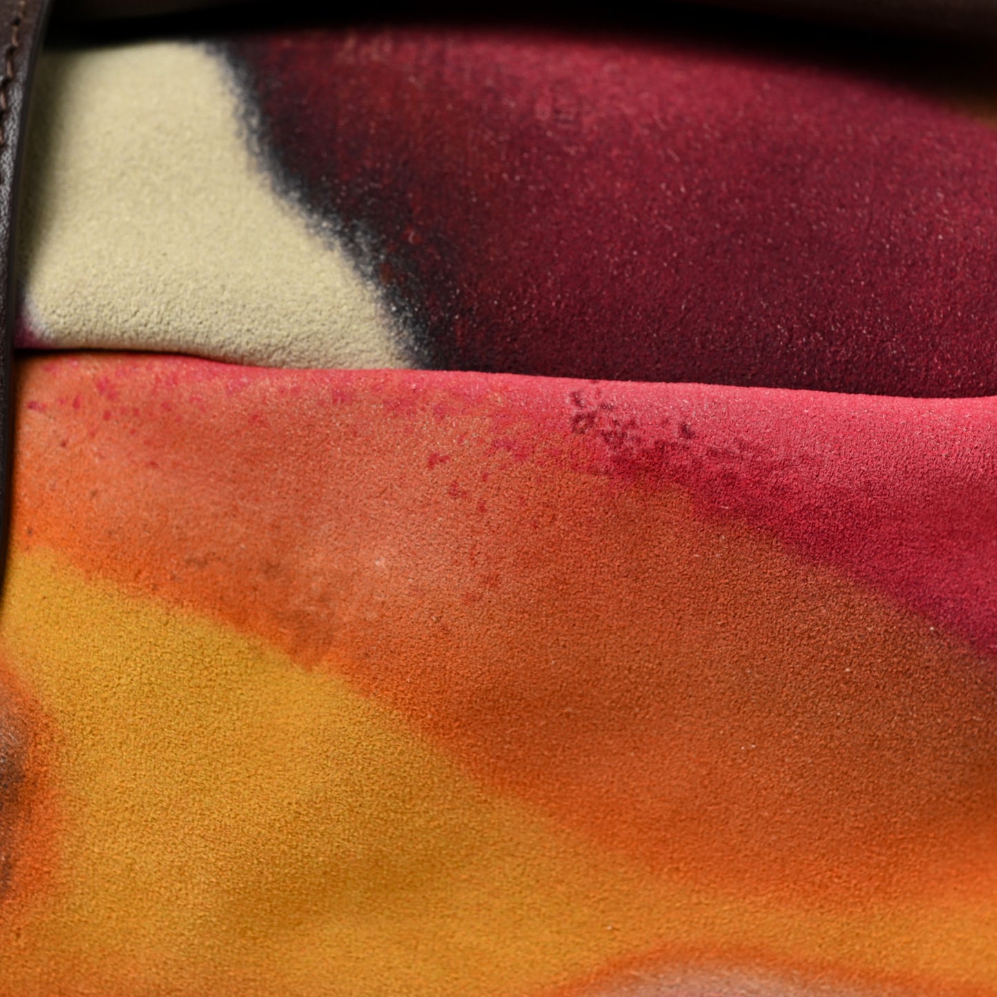 Printed Ultra Soft Lambskin Medium Flower Power Messenger